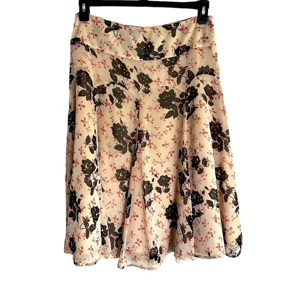 Hillard & Hanson Dresses & Skirts - Hillard & Hanson | A-Line Floral Print Skirt